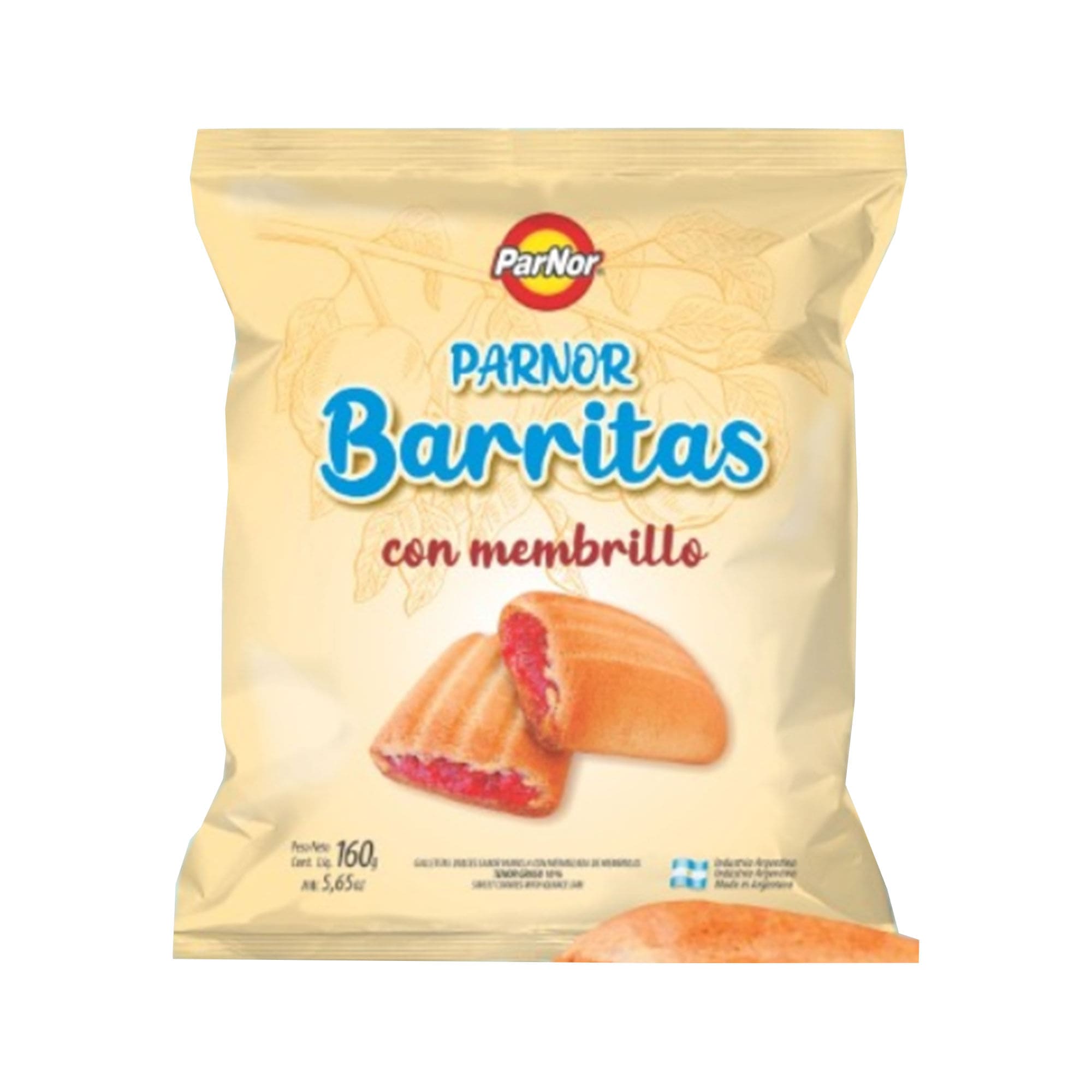 GALLETITAS PARNOR 170gr BARRITAS C/MEMBRILLO 160 GRS